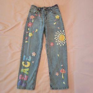 🌸 Flower Child High Rise Dad Jeans